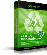 Securely erase hard disk - east-tec DisposeSecure 5