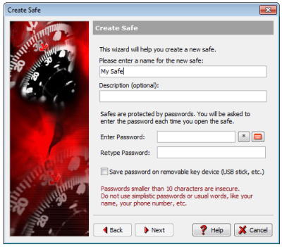 Create a safe Create a safe